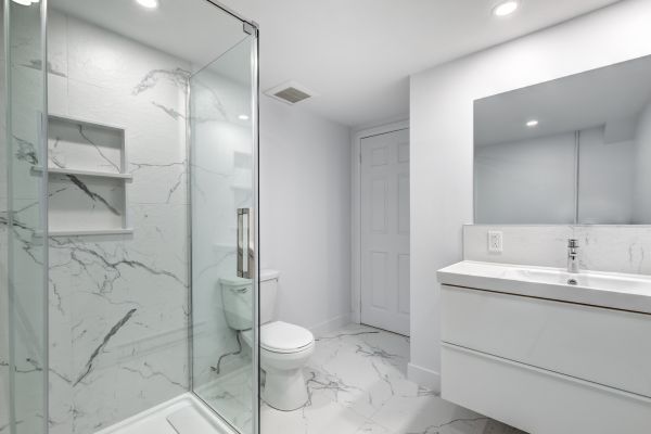 Basement Bathroom Construction in Conroe