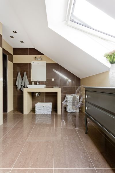 Attic Bathroom Installation in Conroe