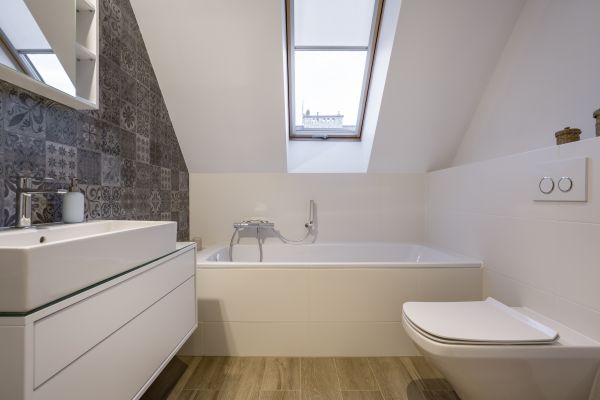 Attic Bathroom Construction in Conroe